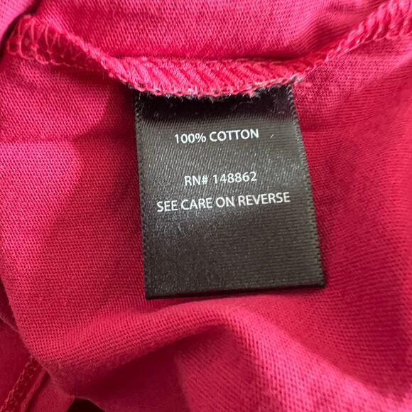 Torrid Women's Deep Pink Vintage Cotton Jersey High Neck Tank - Size 0 - NWT - Picture 7 of 8